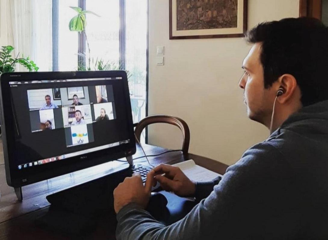 Μαρκογιαννακης τηλεδιασκεψη