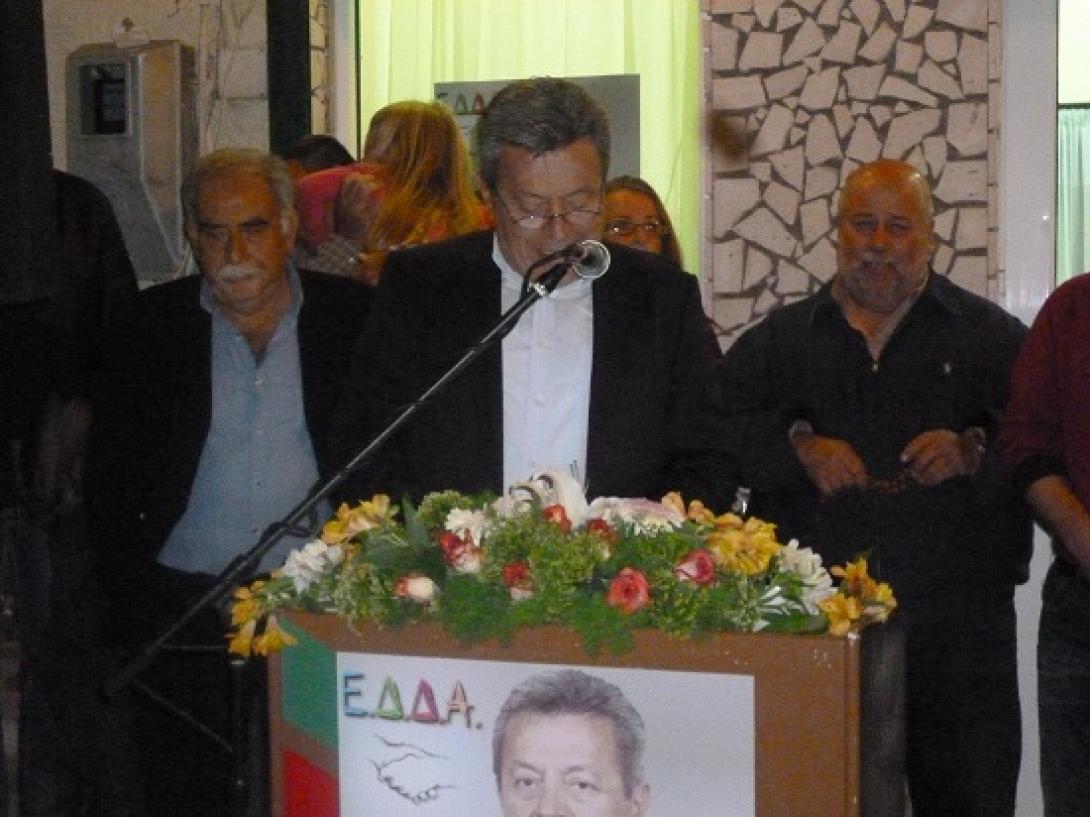 Πλήθος κόσμου στα εγκαίνια του εκλογικού κέντρου του Φραγκίσκου Τρουλλάκη