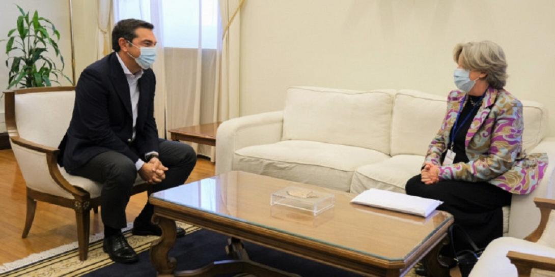 Συνάντηση Τσίπρας- Λινού