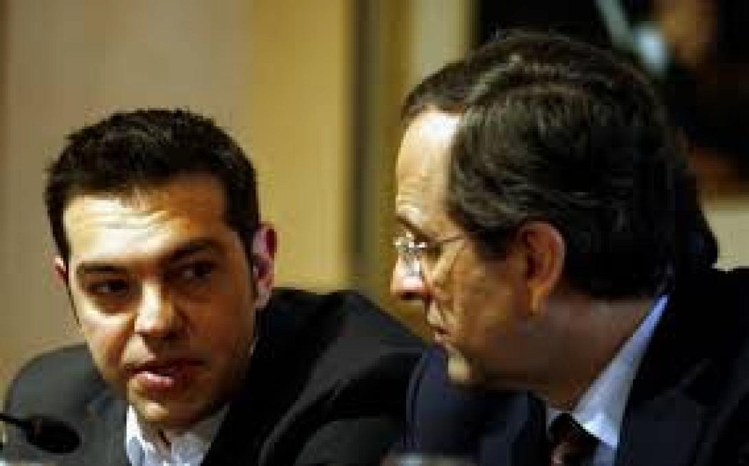 Η χλιαρή χειραψία και ο... ακούνητος Σαμαράς