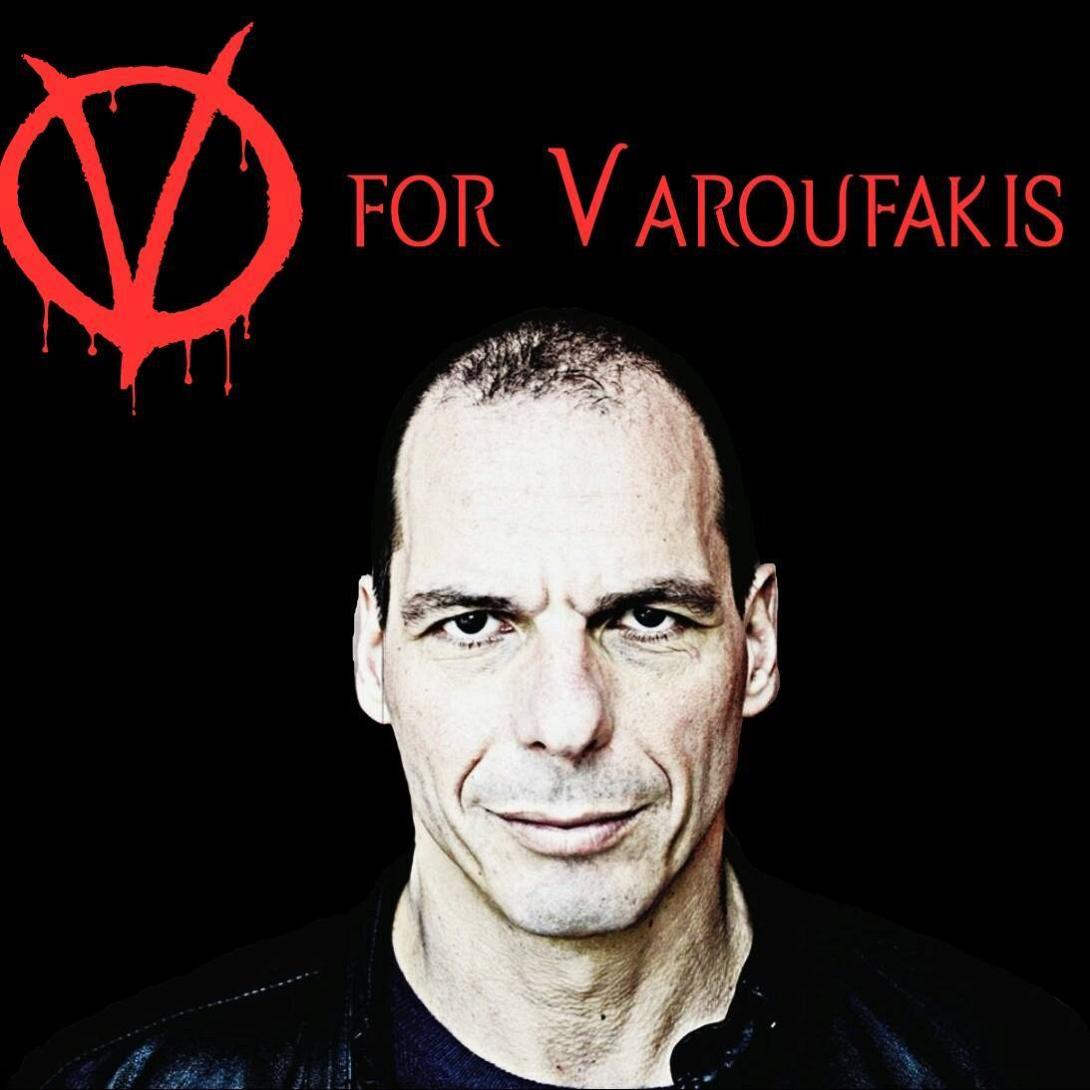 "Σαρώνει" η σελίδα V for Varoufakis στο Facebook!