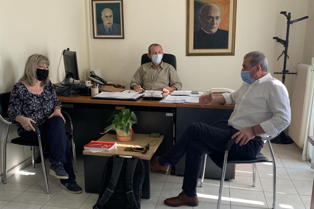 Συνάντηση Σ.Βαρδάκη με τον Διευθυντή Βθμιας Εκπαίδευσης