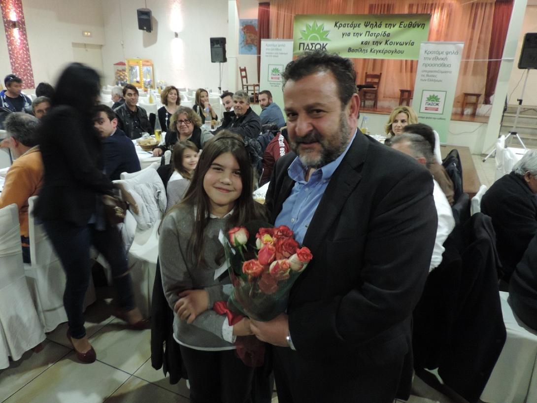 Η προεκλογική συγκέντρωση του Βασίλη Κεγκέρογλου στις Μοίρες