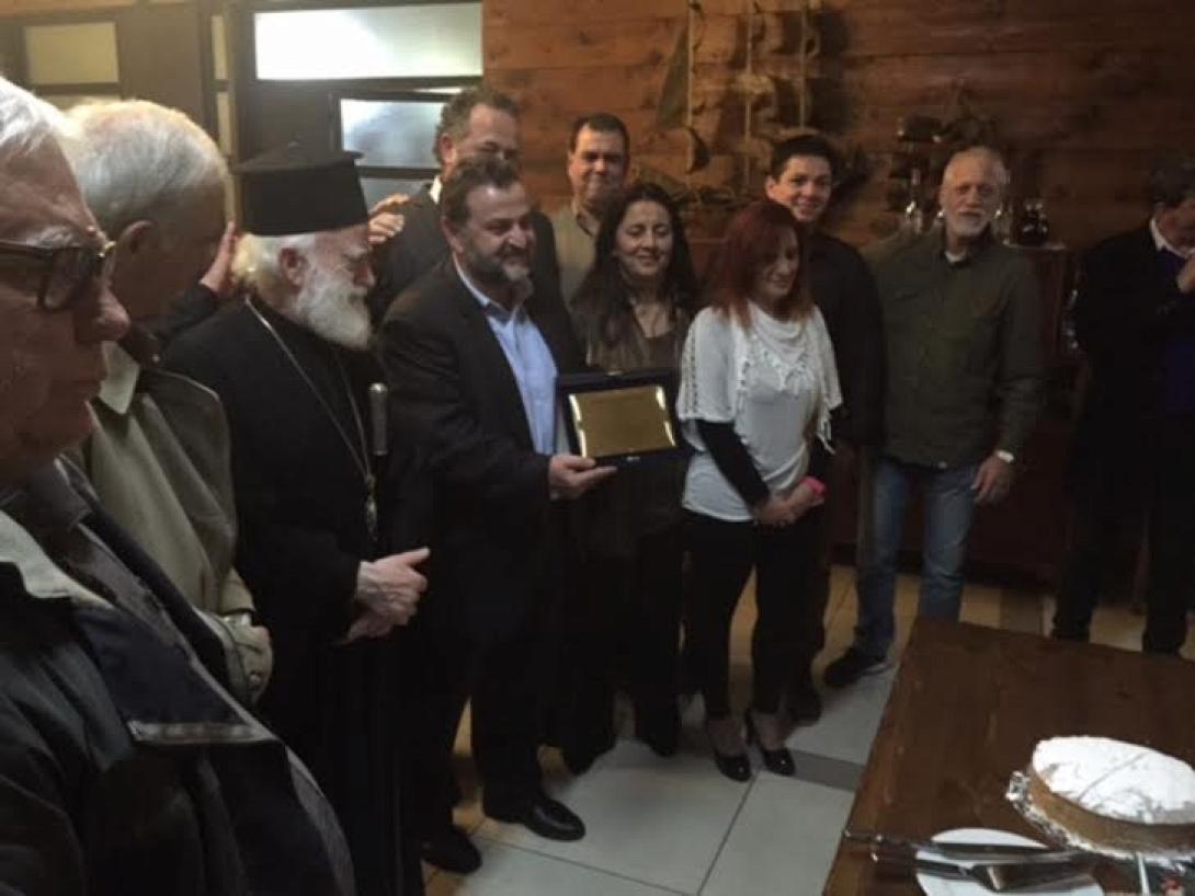 Στην κοπή πίτας του Συλλόγου Ατόμων με απώλεια ακοής ο Β. Κεγκέρογλου