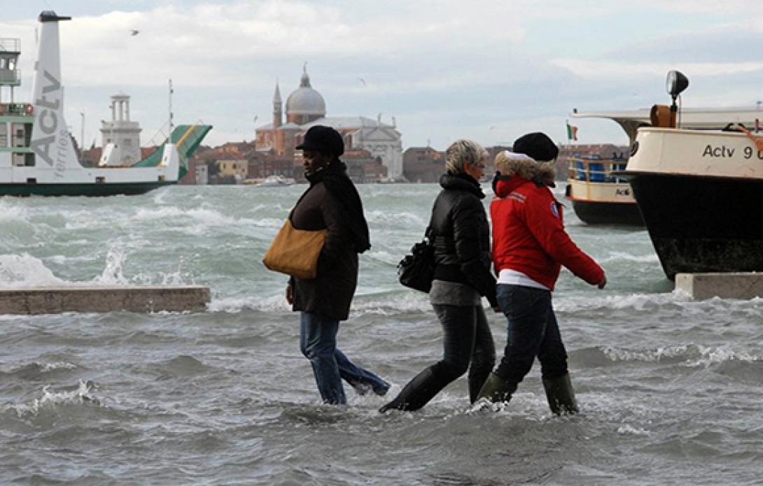 Όταν η Βενετία... πλημμυρίζει!