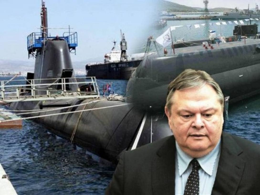 Συγχαρητήρια Βενιζέλου στον Αβραμόπουλο για την παραλαβή των  4 υποβρυχίων