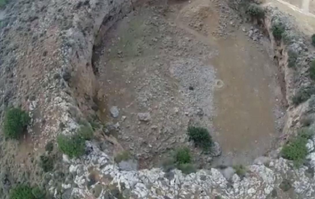 Εκπληκτικό βίντεο με το &quot;Βουλισμένο αλώνι&quot; του Ηρακλείου από ψηλά