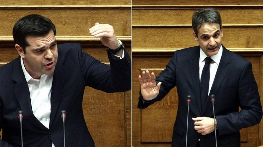 Βουλη Μητσοτακης - Τσιπρας
