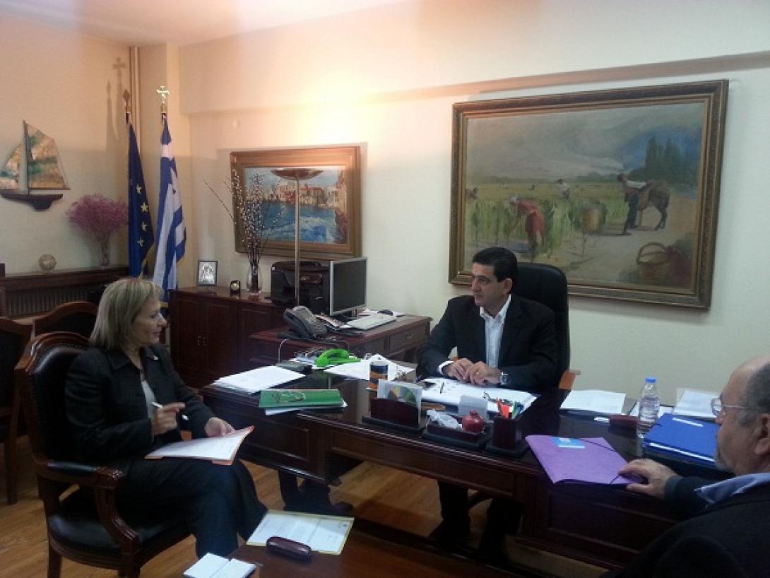 Στο υπουργείο Αγροτικής Ανάπτυξης η Θ. Βρέντζου για σοβαρά ζητήματα της Κρήτης