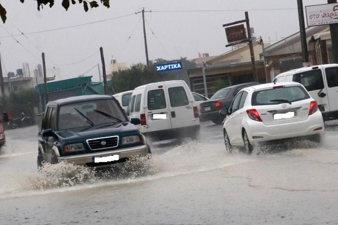 ηράκλειο βροχή