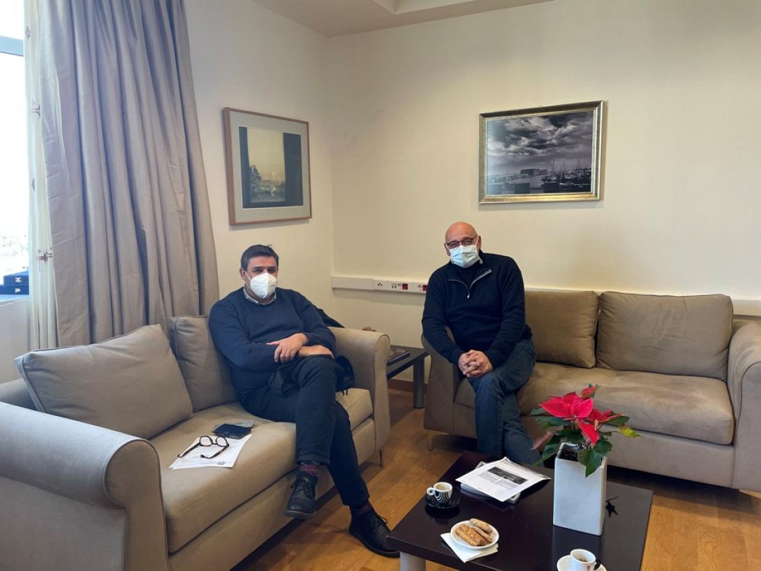 Από τη συνάντηση Κοντάκη - Ξανθού.