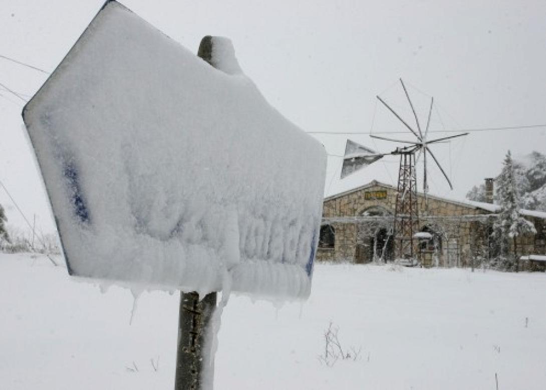 Σε κλοιό χιονιά από τη Δευτέρα η Κρήτη!