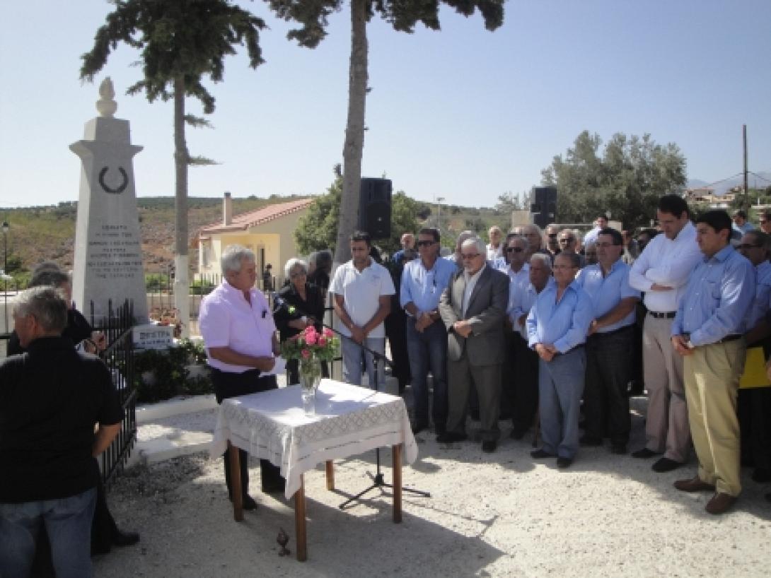 Το μνημόσυνο των ηρώων της Γερμανικής κατοχής στα Ξύπετρα