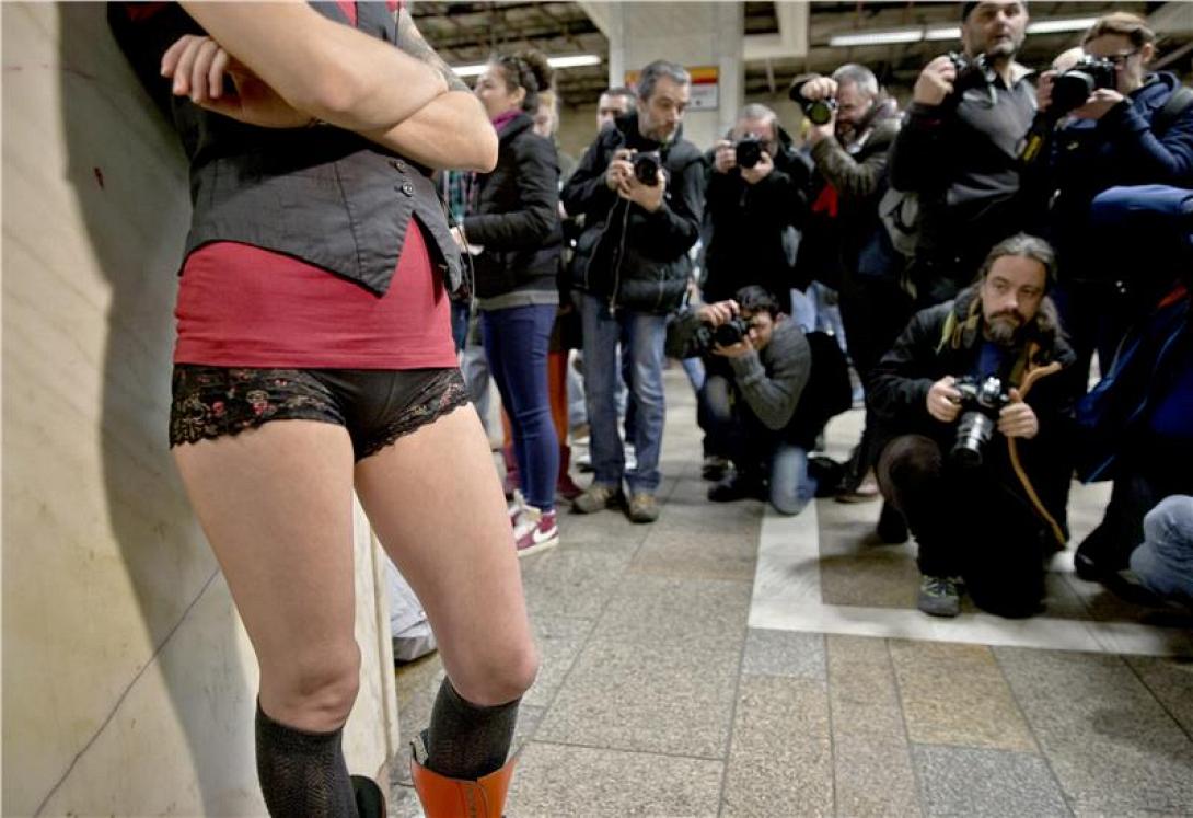 "Ημέρα χωρίς παντελόνια στο Μετρό"