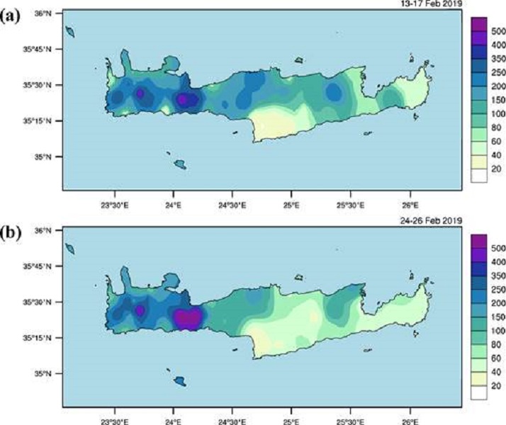 Ανάλυση της κακοκαιρίας του Φεβρουαρίου 2019 στην Κρήτη