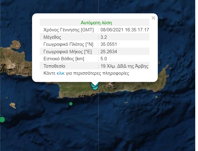 τα χαρακτηριστικά του σεισμού