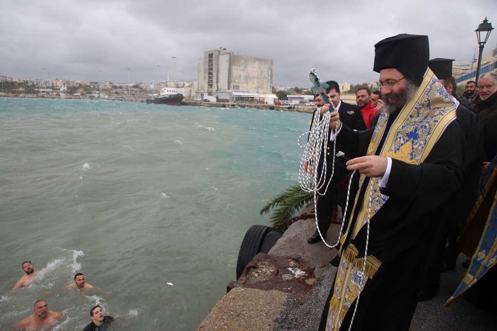 Η τελετή καθαγιασμού των υδάτων στον Κούλε